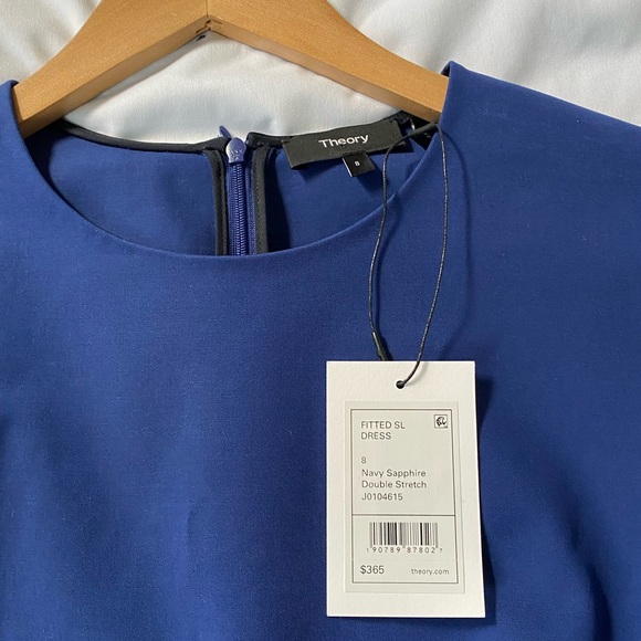 Theory Sleeveless Fitted Dress in Good Wool - Picture 3 of 6